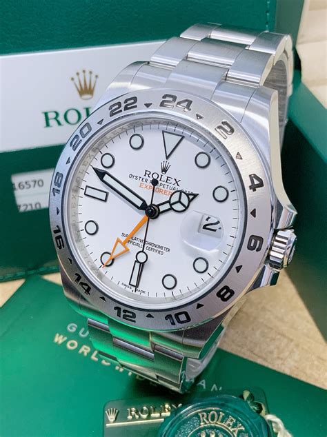 rolex explorer ii white 42mm|rolex explorer ii oyster.